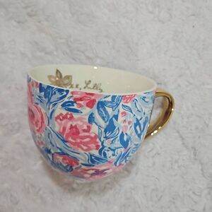 Ceramic Floral Mug Lilly Pulitzer My Little Peony 12 Oz Springtime Easter